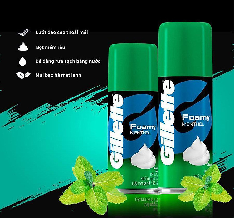 Gillette Foamy Menthol