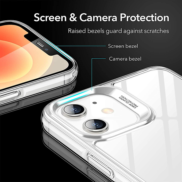 Ốp Lưng Cho iPhone 12 Mini / 12 & 12 Pro / 12 Pro Max ESR Echo Tempered Glass Hard Case (Mặt Lưng Kính Cường Lực) - Hàng Nhập Khẩu