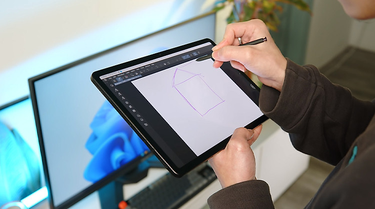 Viết, vẽ thoải mái - Samsung Galaxy Tab S8+