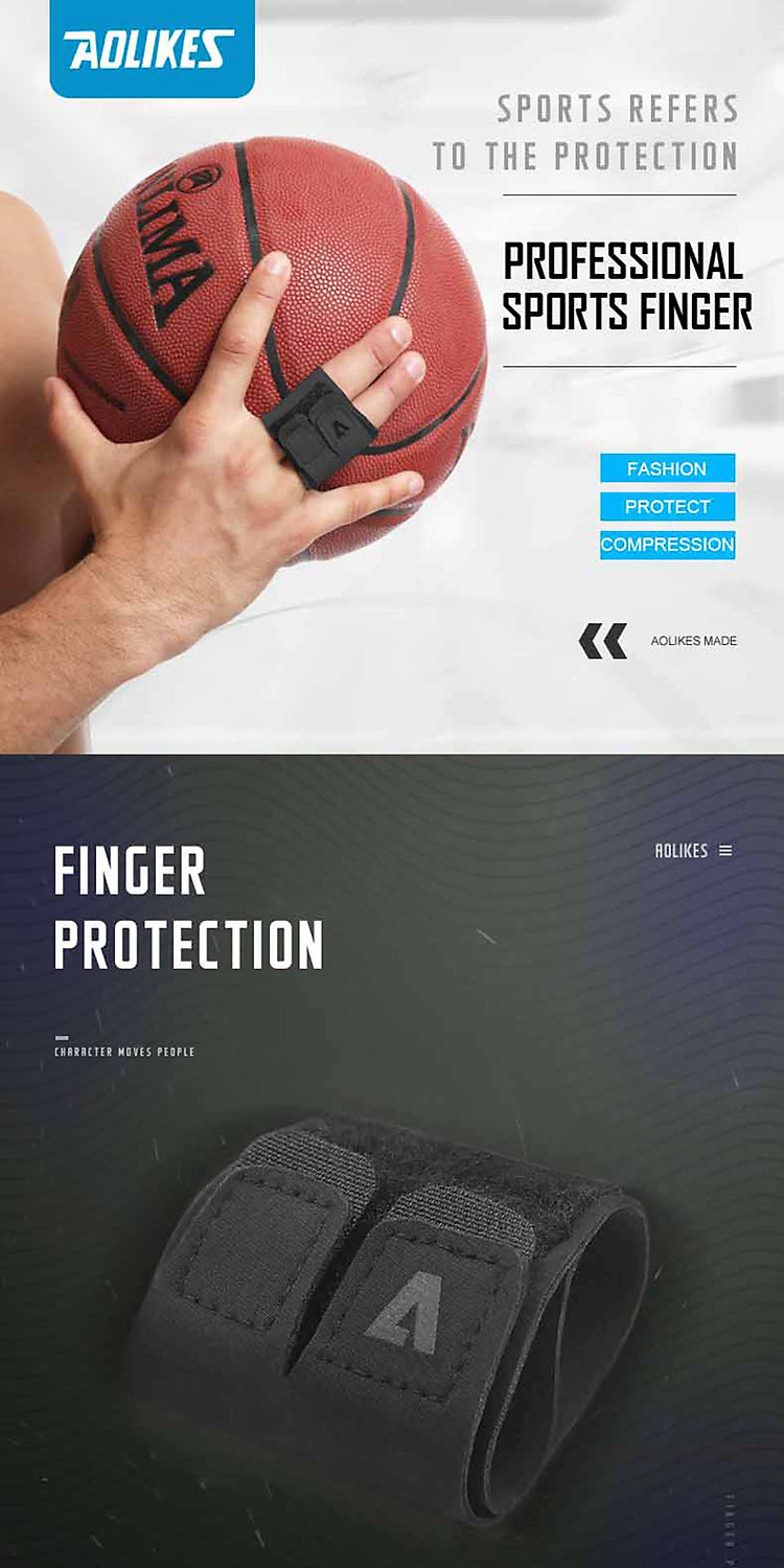 Nẹp cố định ngón tay AOLIKES A-1581 loại bó 2 ngón Sports finger Nẹp cố định ngón tay AOLIKES A-1581 loại bó 2 ngón Sports finger