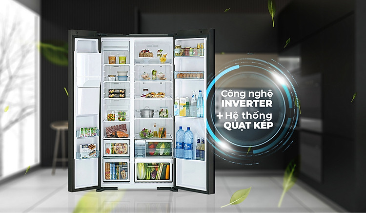 Tủ lạnh Hitachi Inverter 573 lít R-SX800GPGV0(GBK) - Inverter