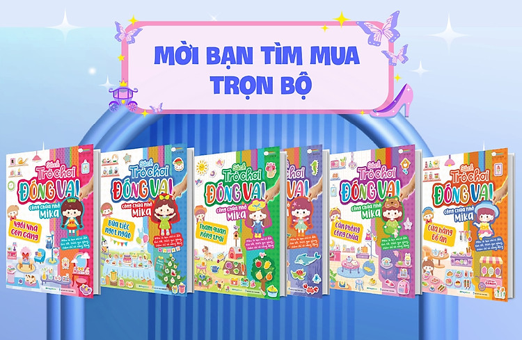 Combo Sách Trò Chơi Đóng Vai Công Chúa Nhỏ Mika (Bộ 6 Cuốn) - MEGA