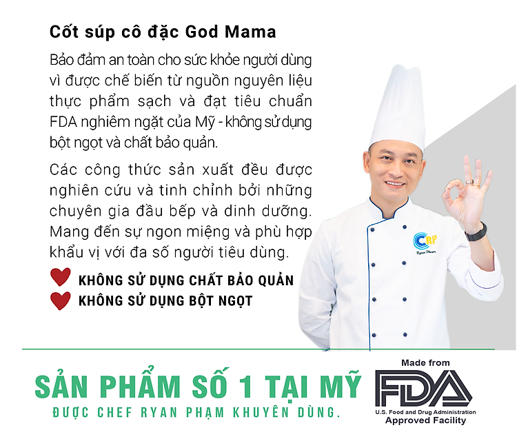 Cốt súp cô đặc - Món Hủ Tiếu Chay Hoàn Chỉnh - Gia vị nấu hủ tiếu chay tiện lợi - Hũ 200gr - Tiêu chuẩn FDA, không bột ngọt, không chất bảo quản, tốt cho sức khỏe - Sản phẩm số 1 tại Mỹ 3