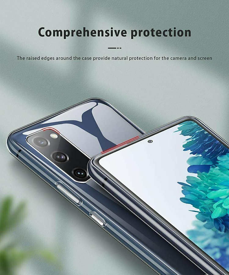 Ốp lưng silicon dẻo trong suốt mỏng 0.6mm cho Samsung Galaxy S20 FE hiệu Ultra Thin độ trong tuyệt đối, chống trầy xước - Hàng nhập khẩu
