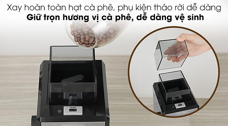 Vệ sinh Máy Xay Cà Phê Delonghi KG89