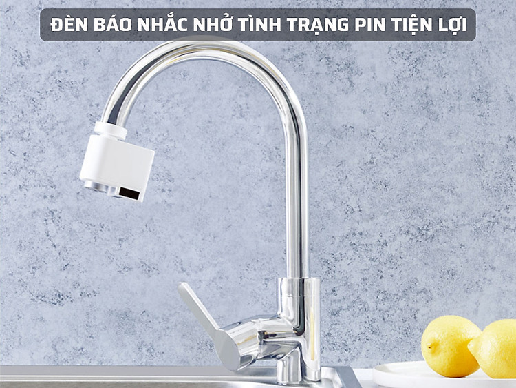 Đèn báo nhắc nhở tình trạng pin tiện lợi