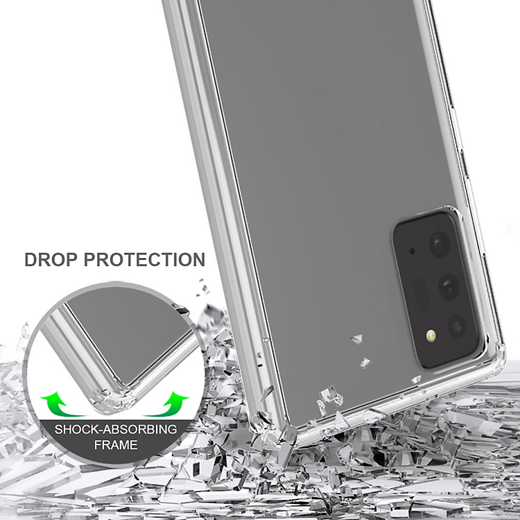 Ốp lưng chống sốc trong suốt cho Samsung Galaxy Note 20 Likgus Crashproof giúp chống chịu mọi va đập - hàng nhập khẩu
