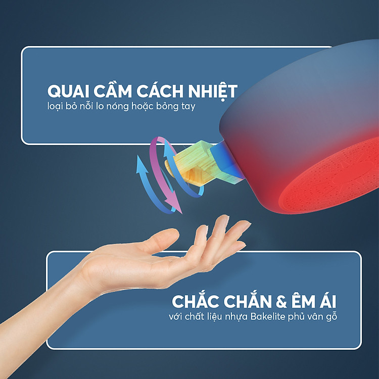 Nồi chống dính vân gỗ Elmich Nature EL-5206MG 13 El 5206mg Profile 12