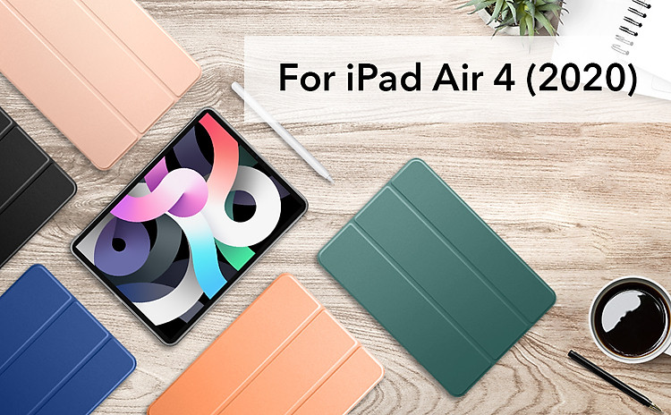 Bao da cho iPad Air 4 2020 10.9 Inch ESR Rebound Slim Smart Case - Hàng Nhập Khẩu
