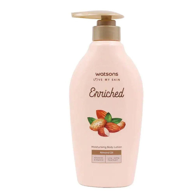 Watsons Enriched Almond Oil Moisturising Body Lotion