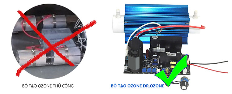 So sánh bộ tạo ozone công nghiệp D2 với sản phẩm máy ozone khác