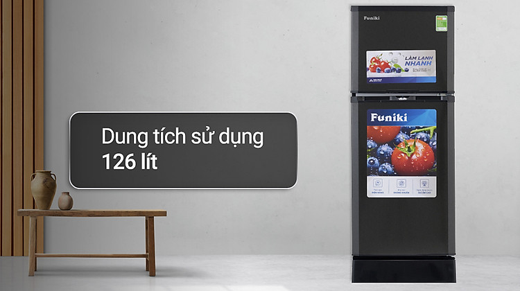 Tủ lạnh Funiki 126 lít HR T6126TDG