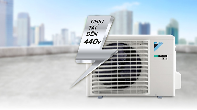 Máy lạnh 2 chiều Daikin Inverter 1 HP FTHF25VAVMV - Chịu tải đến 440 V