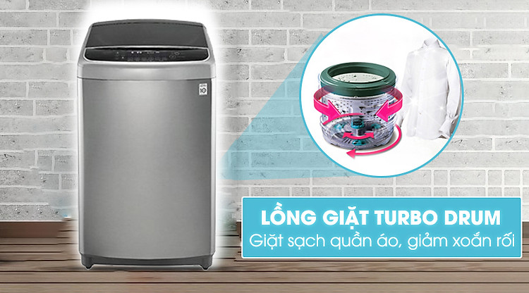 Công nghệ lồng giặt Turbo Drum - Máy giặt LG Inverter 11 kg TH2111SSAL Công nghệ lồng giặt Turbo Drum - Máy giặt LG Inverter 11 kg TH2111SSAL