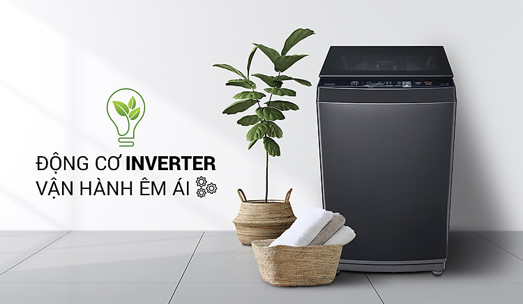 Máy giặt Toshiba Inverter 9 Kg AW-DK1000FV(KK) - Động cơ Inverter mạnh mẽ