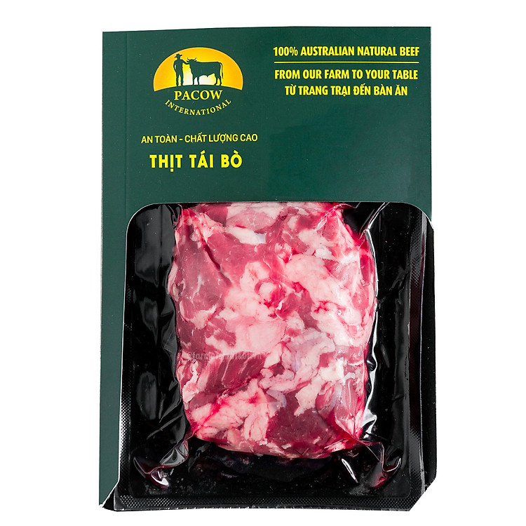 Thịt Tái Bò Úc | Pacow (Tươi | 250g) – FARMERS' MARKET