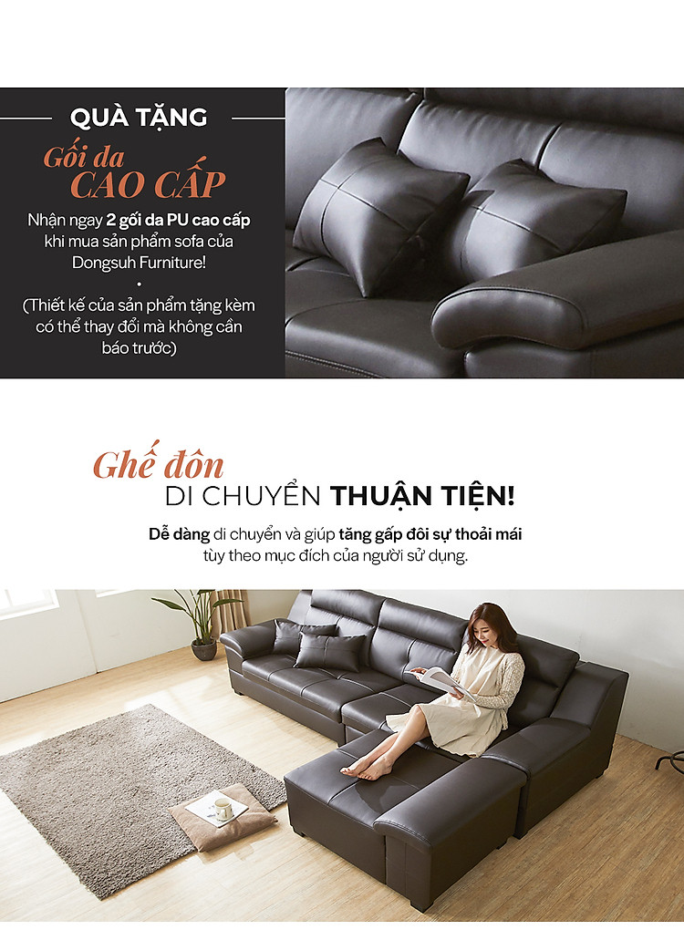 sf315 - ghế sofa da thật 4 chỗ ngồi kèm đôn không tay 19