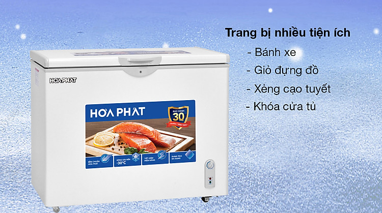 Tủ đông Hòa Phát 252 lít HPF AD6252 - Tiện ích Tủ đông Hòa Phát 252 lít HPF AD6252 - Tiện ích