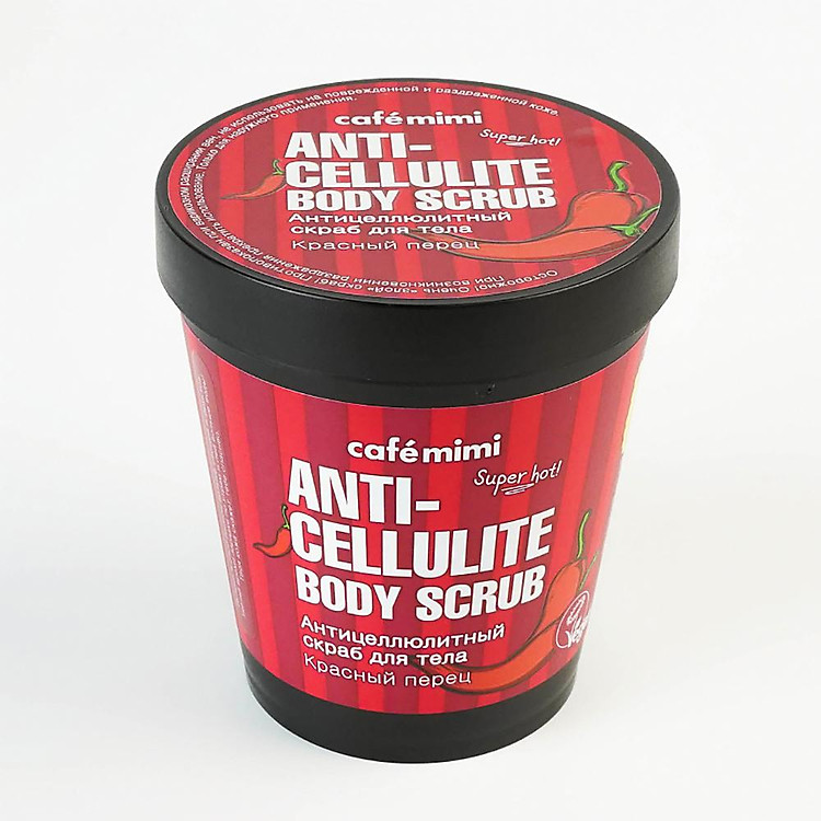 Cafemimi Anti-cellulite Body Scrub Red Pepper 310g