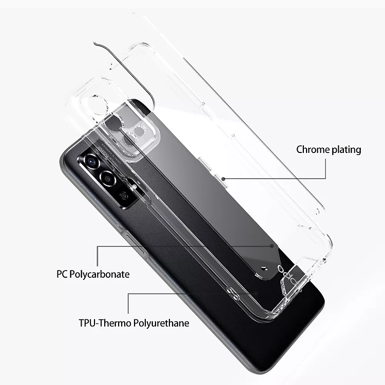 Ốp lưng silicon dẻo trong suốt mỏng 0.6mm cho Oppo A55 4G hiệu Ultra Thin