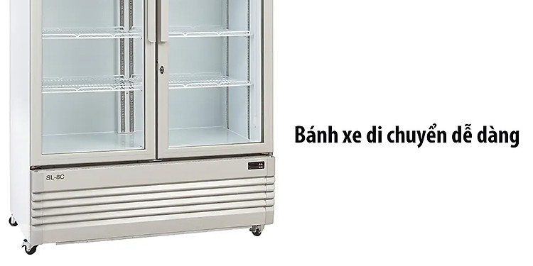 Bánh xe di chuyển dễ dàng