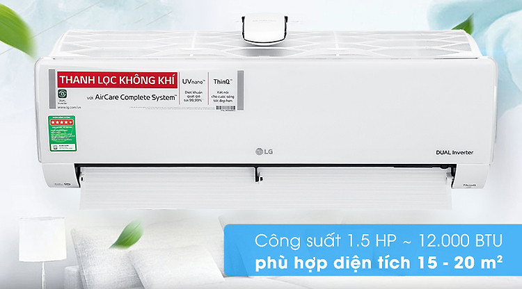 Công suất 1.5 HP - Máy lạnh LG Inverter 1.5 HP V13APFUV