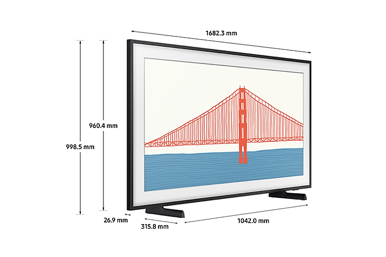 Khung tranh ấn tượng - Smart Tivi Khung Tranh The Frame QLED 4K Samsung 75 inch QA75LS03A