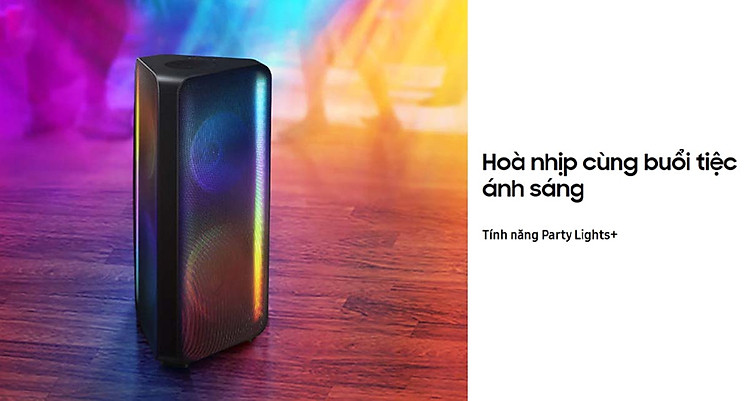 Tính năng Party Lights Plus mang đến không gian buổi tiệc thêm lung linh