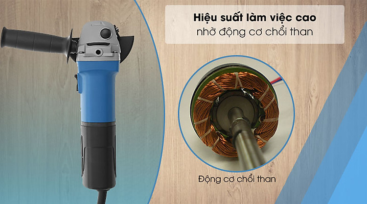 Máy mài góc Luxter Wm66107 750W - Hiệu suất