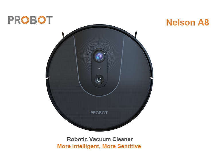 Probot Nelson A8, Robot hút bụi lau nhà WiFi, Alexa