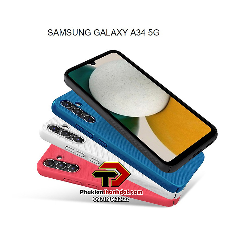 Ốp lưng SamSung Galaxy A34 5G chính hãng Nillkin dạng sần