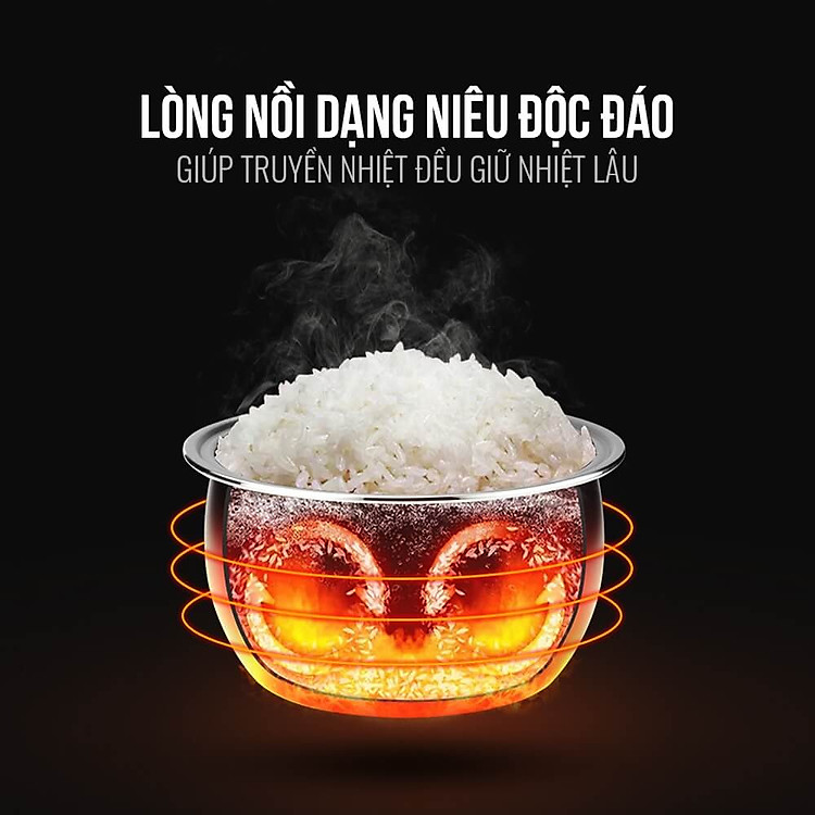 Nồi cơm điện tử Elmich 1,8L RCE-1790 - Hàng chính hãng