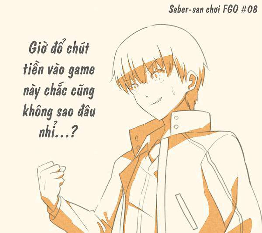 Saber-San Chơi Fgo! [Jikan Fs] Chapter 1 - Trang 8