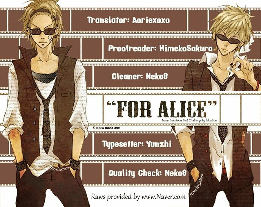 For Alice Chapter 1 - Trang 0