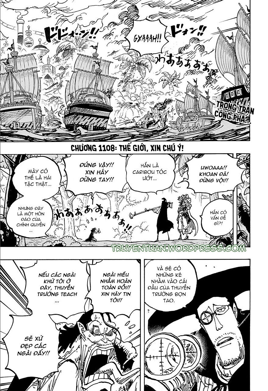 One Piece Chapter 1108 - Trang 2