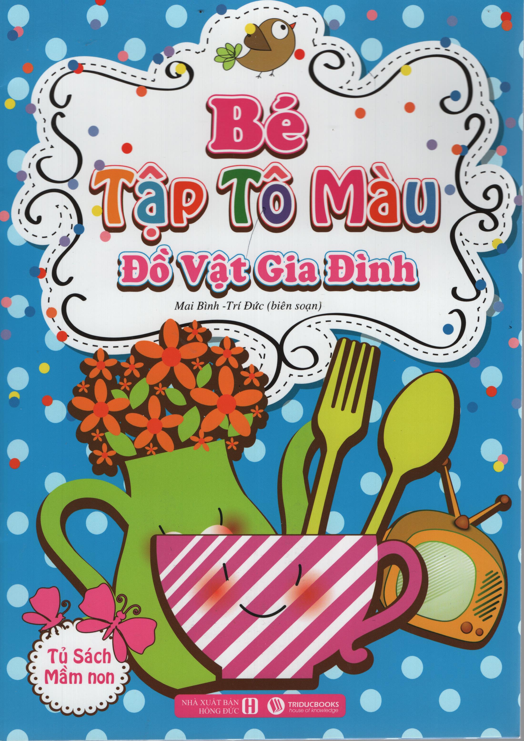 Bé Tập Tô Màu – Đồ Vật Gia Đình