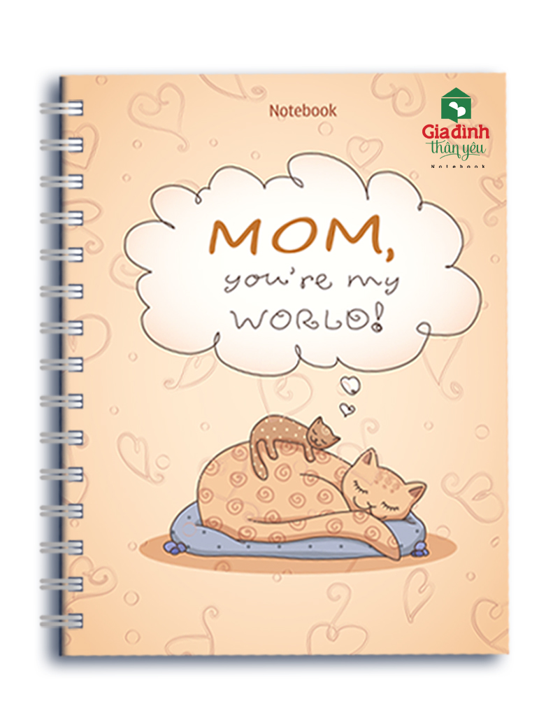Sổ Lò Xo Notebook Minh Long – Mom, You’re My World