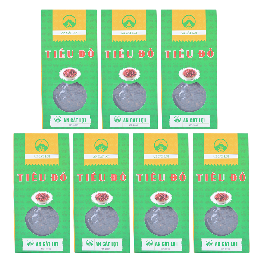1989685 , 3740187117685 , 62_866384 , 595000 , Bo-7-Tui-Tieu-Do-An-Cat-Loi-200g-Tui-62_866384 , tiki.vn , Bộ 7 Túi Tiêu Đỏ An Cát Lợi (200g/Túi) Bộ 7 Túi Tiêu Đỏ An Cát Lợi (200g/Túi)