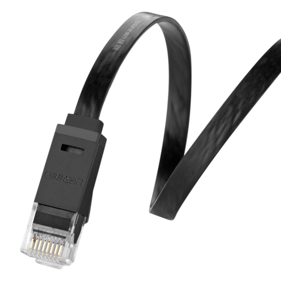 Cáp Mạng 2 Đầu Đúc Cat6 NW104 11239 (8m) - Đen - Hàng Chính Hãng
