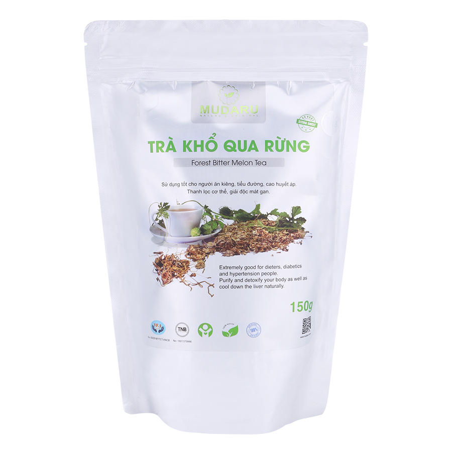 1526345 , 3726445661350 , 62_773976 , 151000 , Tra-Thao-Duoc-Kho-Qua-Rung-Mudaru-MDR_TTH150-Tui-150g-62_773976 , tiki.vn , Trà Thảo Dược Khổ Qua Rừng Mudaru MDR_TTH150 (Túi 150g) Trà Thảo Dược Khổ Qua Rừng Mudaru MDR_TTH150 (Túi 150g)