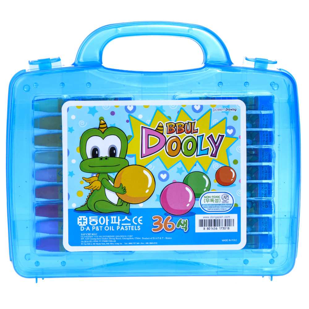 Bút Sáp Dầu Đ.A Vali 36 Màu – Giao Màu Ngẫu Nhiên