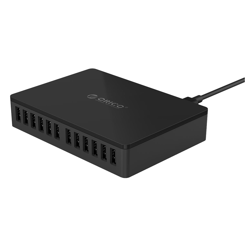 Sạc Điện Thoại Orico USB 12 Cổng 2.4A DUB-12P - Hàng Chính Hãng