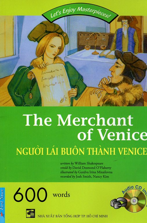 Let’s Enjoy Masterpieces! – The Merchant of Venice: Người Lái Buôn Thành Venice (Kèm CD)