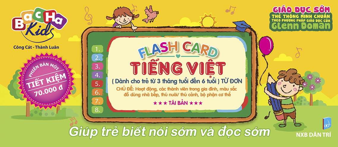 Flash Card Tiếng Việt - Từ Đơn 1 (Tái Bản)