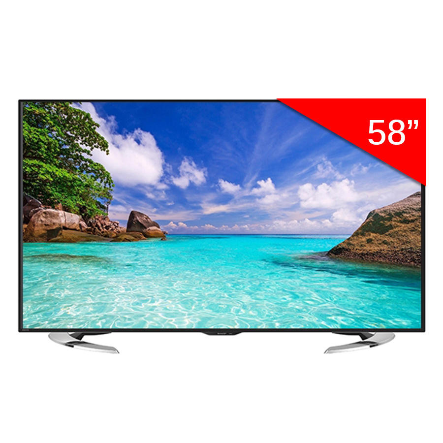 Smart Tivi Sharp 58 inch 4K Ultra HD LC-58UE630X - Hàng Chính Hãng