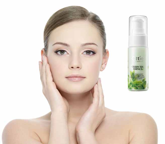 Serum Phục Hồi Da Mụn, Nám  Chiết Xuất Trà Xanh Ottie Green Tea Essence - 0006 (30ml)