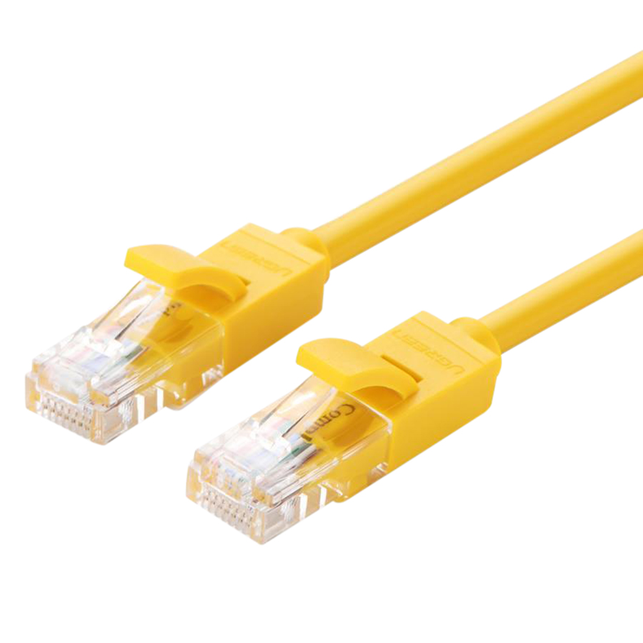 Cáp Mạng Đúc Sẵn 2 Đầu CAT5E UTP Ugreen NW103 11233 - Vàng - Hàng Chính Hãng