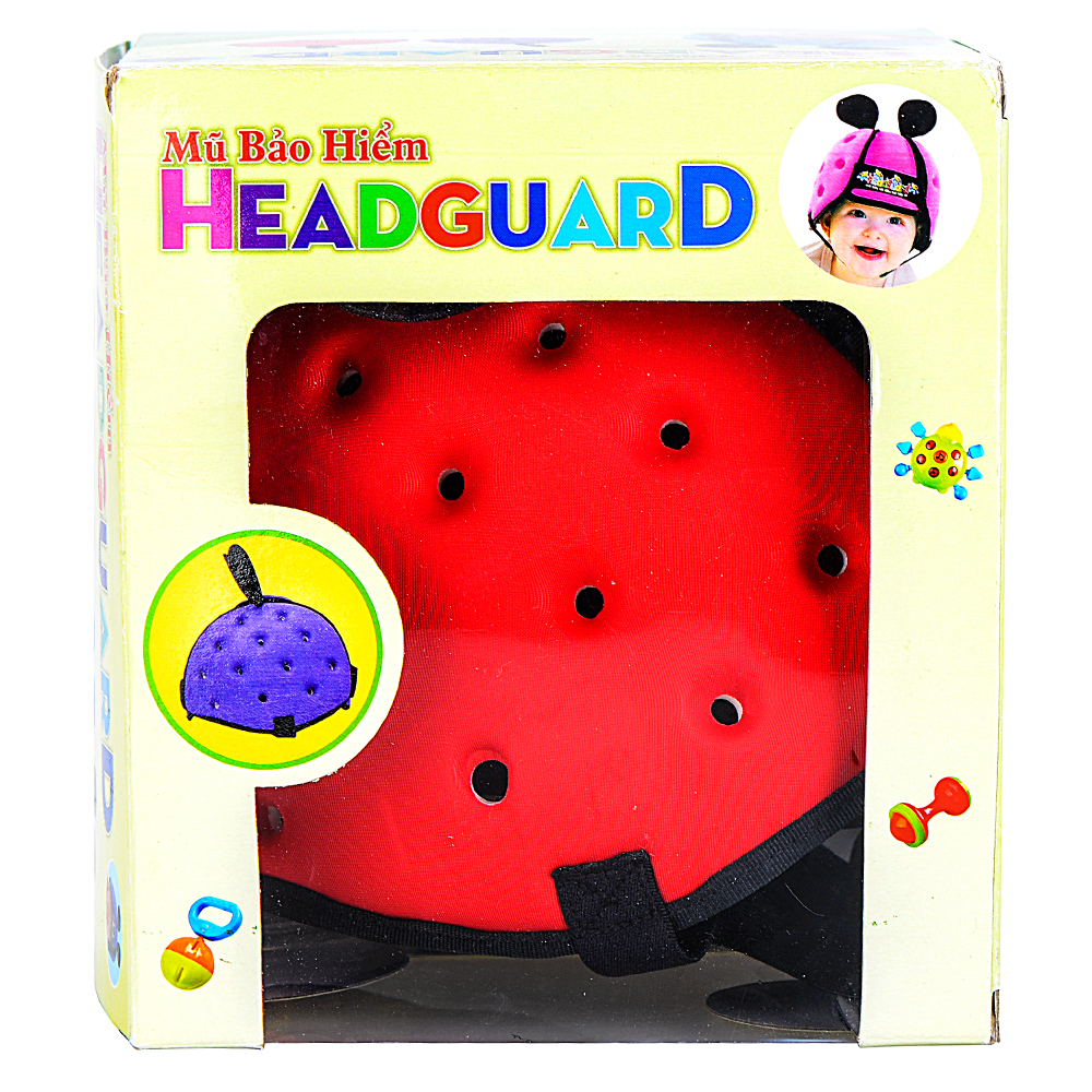 Mũ Bảo Vệ Đầu Cho Bé HeadGuard - Đỏ