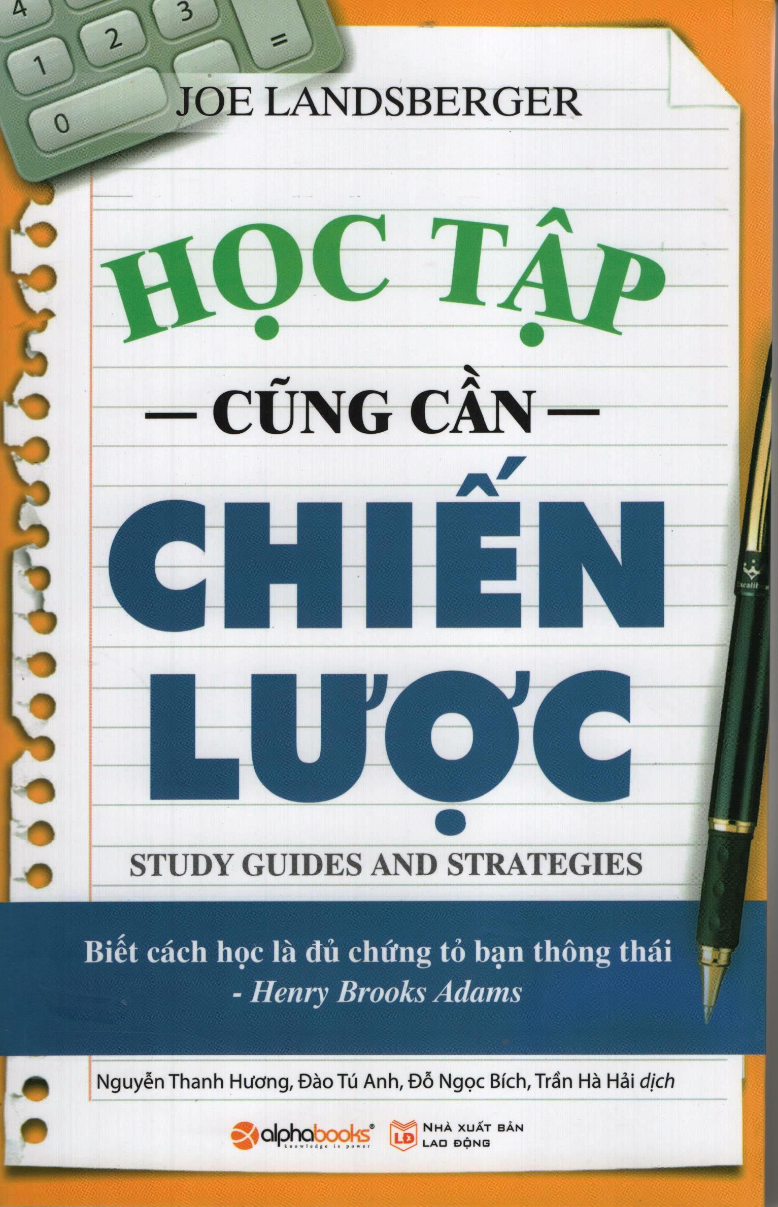 Học Tập Cũng Cần Chiến Lược