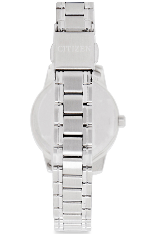 Đồng Hồ Nữ Citizen Dây Thép Không Gỉ EJ6080-57E - Mặt Đen